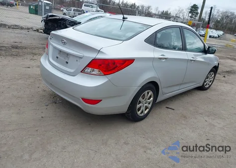 2012 Hyundai Accent Gls z USA, uszkodzony, nr VIN KMHCT4AE2CU157544